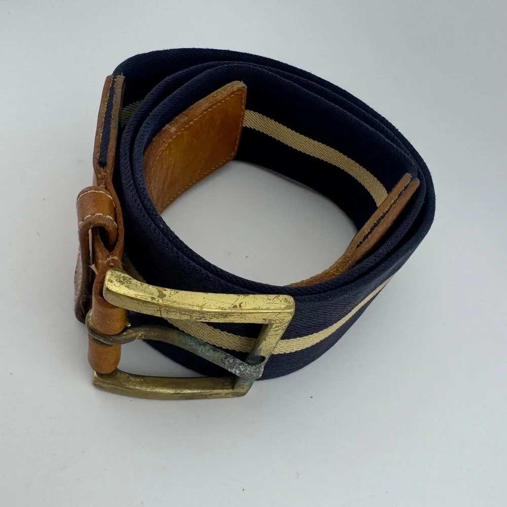 Coach Webbed Striped 38.5